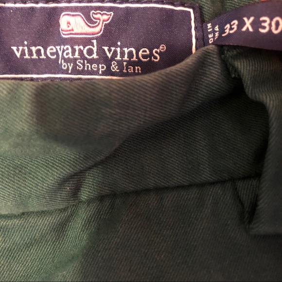 Vineyard Vines Slim Fit Breaker Pants Green 33x30 - Picture 2 of 5